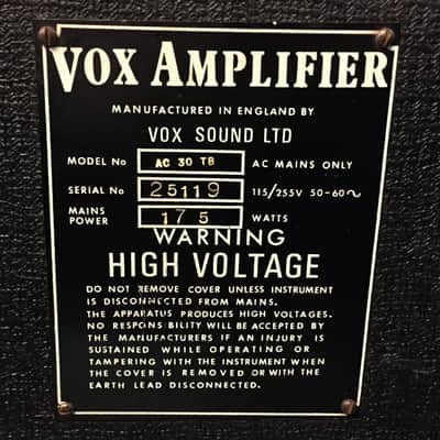 VOX AC30 Top Boost 1967 Celestion Silver Alnicos - T1088 image 11