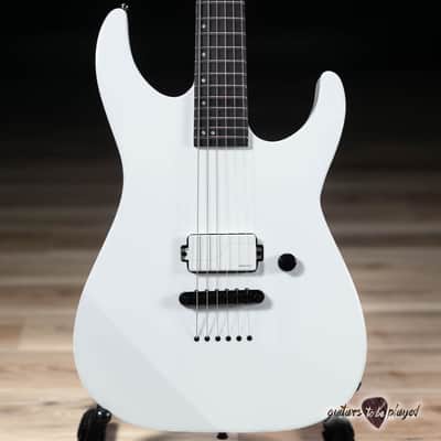 ESP E-II M-I NT Neck Thru Fishman Guitar w/ Case – Snow White image 2