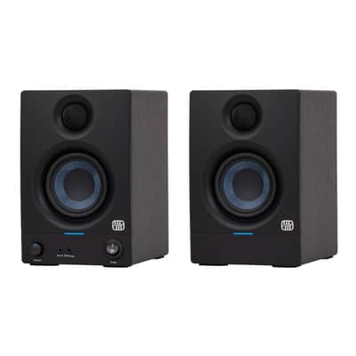 Presonus Eris E3.5 3-Inch Near Field Studio Monitor (Pair) Bundle with Stands image 4