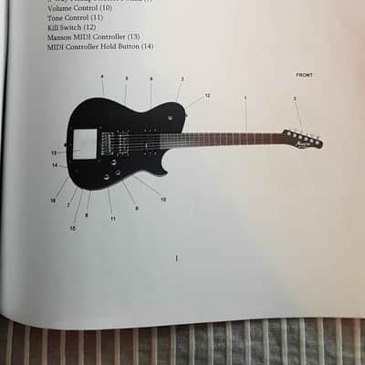 Manson Guitars MB1 Red Glitter (2012 Generation) image 4