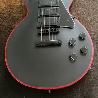 Firefly FFLP Les Paul Matte black with red binding image 7