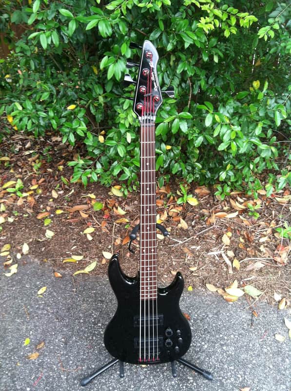 '87 Peavey Dyna Bass 5-String - Hard Case - Active EQ - Super Ferrite Pickups - Schaller Hardware image 1