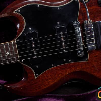 Gibson SG Special Harry Landis Vibrola 1969 (68 Specs) Cherry red -VIDEO- image 5