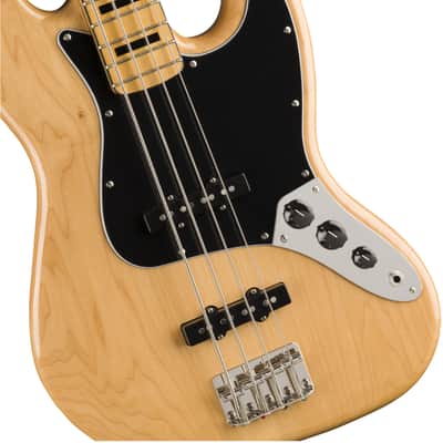 Fender Squier Classic Vibe '70s 4-String Electric Jazz Bass, Gloss Natural image 3