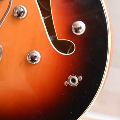 Astro Semi Acoustic – RARE 1960s German Vintage Archtop Jazz Guitar Gitarre Hopf image 18