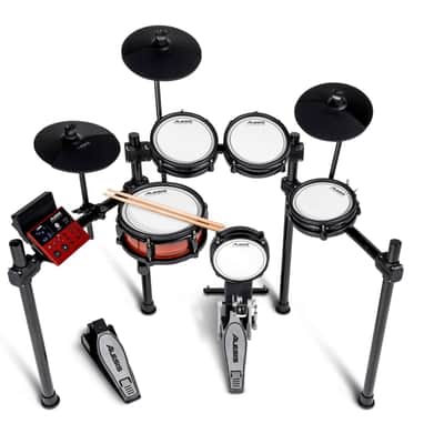 Alesis - Nitro Pro Eight-Piece PRO Electronic Drum Kit with Mesh Heads and Bluetooth image 3