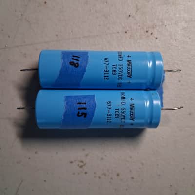 Mallory Vintage Marshall Amp Capacitors 1991 - Electrolytic 100uf 350vdc (2) image 3