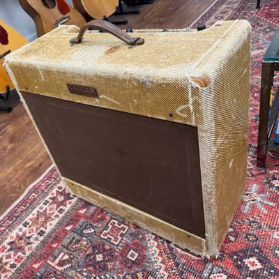 Fender Pro 5C5 Wide Panel 18-Watt 1x15" Guitar Combo 1953 - Tweed image 3