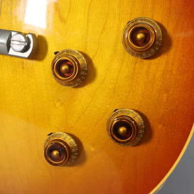 1999 Gibson 40th Anniversary 1959 Reissue Les Paul R9 Plain Top Washed Cherry Sunburst w/OHSC image 17