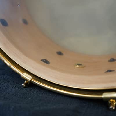 Pearl/Japan M-1946 50th Anniversary 5.5x14" Maple Snare Drum - Blackmist Lacquer image 15