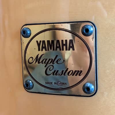 Yamaha Maple Custom MTT1114 Tom made in Japan 14 x12” Natural Finish 90’s image 3