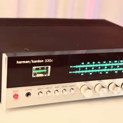 🎶✨ Harman Kardon 330c Vintage AM/FM Stereo Receiver — Serviced/Cleaned, LED, Twin Power, Fully Tested/Working image 4