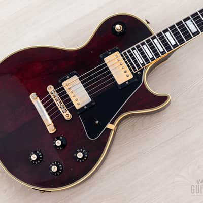 1976 Greco EG1000 Custom Wine Red, 100% Original w/ Maxon U-3000, Case image 1