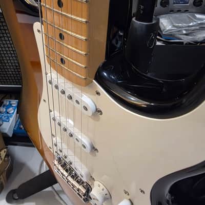 2017 Fender American Original '50s Stratocaster Maple Fretboard 2-Color Sunburst Nice! image 5