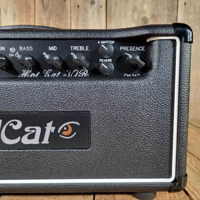 Bad Cat Hot Cat 30R Player Series Head 2017 Mint w/ Footswitch & Studio Slips Cover- Black image 7