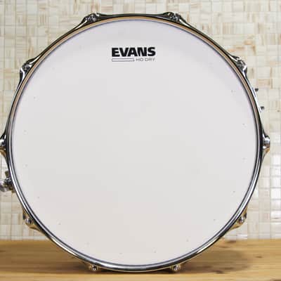 Click Icon 4x14 10ply Maple Snare Drum - Blue Satin Sparkle image 14