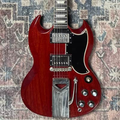 1961 Gibson Les Paul Standard Vintage Cherry 2x PAF Patent Applied For Made In Kalamazoo Electric Guitar W/ Original Lifton Hardshell Case! image 7