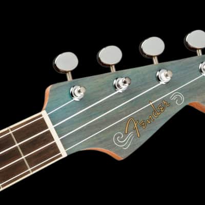 Fender Dhani Harrison Tenor Ukulele Turquoise With Gig Bag image 7