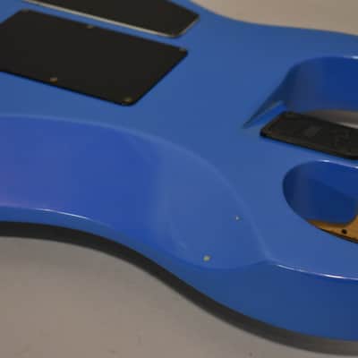c. 1987 BC Rich USA Gunslinger Sky Blue Metallic Flip-Flop Finish w/HSC image 16