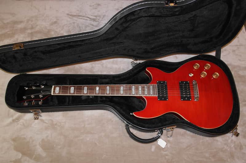 2017 ThinTheHerd Custom Build Ovation Ultra GP  Tribute Clone Ferrari Red Hard Shell Case! image 1