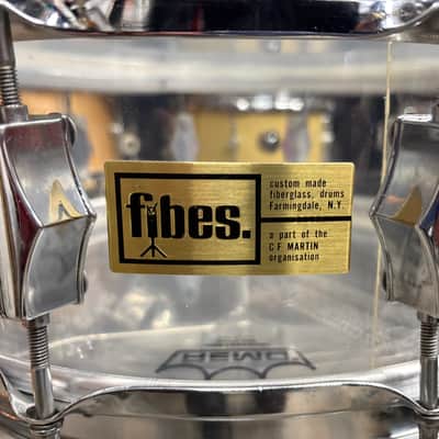 Fibes 5x14" Snare Drum 1970s - Clear Acrylic image 4