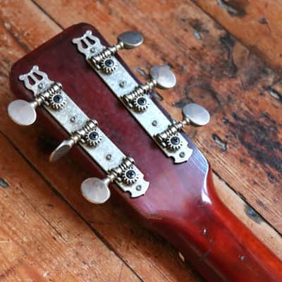 Vintage 1960's Japanese OM-18 000-18 Copy Selmer Laredo 80F c.1969 (made by Terada Factory MIJ) image 11