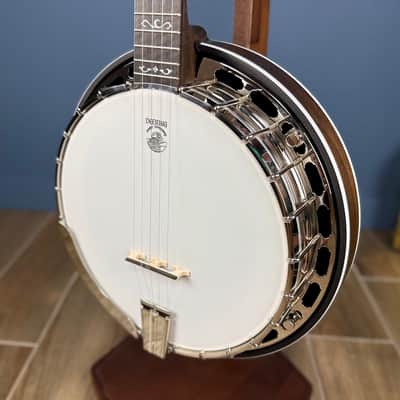 Custom Deering Rustic Wreath 5 String Banjo with Speed Finish Neck image 6