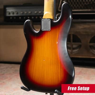 Nash PB-57 Electric Bass - 3-Tone Burst with Hardshell Case image 2