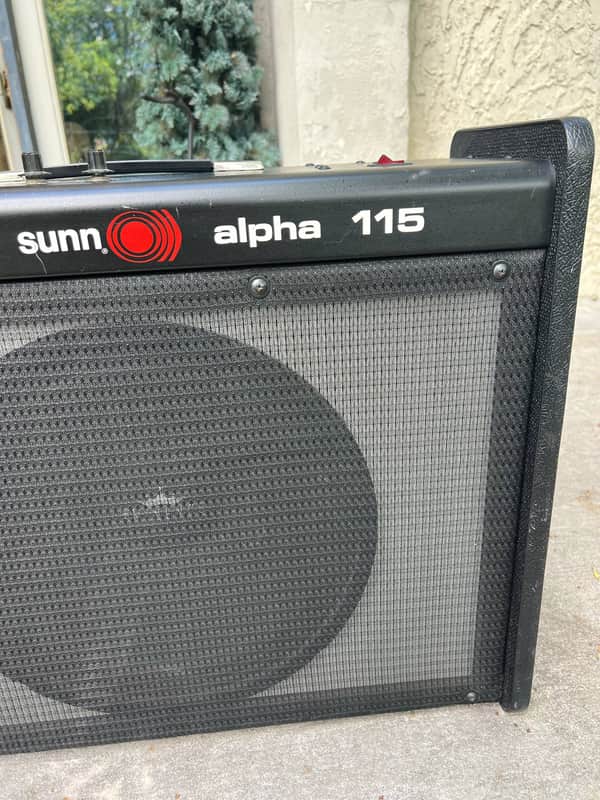 Sunn Alpha 115 Vintage Amplifier Electric Guitar Bass Amp 150