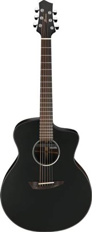 Ibanez Jon Gomm JGM5 Acoustic Electric Guitar with Bag Satin Black image 1