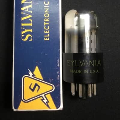 SYLVANIA 6SL7GT Audio Amplifier RADIO VACUUM TUBE Tested Strong USA 3.2786-D image 1