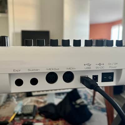 M-Audio Axiom Pro 49 Key USB MIDI Keyboard Controller 2010s - White image 4