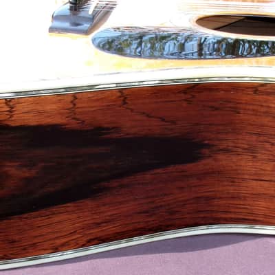K Yairi YW-1000 Hand Crafted B. Rosewood Jacaranda Japan Vintage 1974 with Low Action image 17