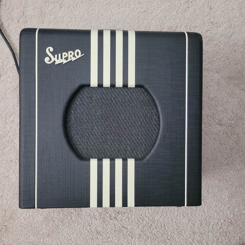 Supro 1818 Delta King 8 1-Watt 1x8" Guitar Combo 2021 - Present - Black image 1