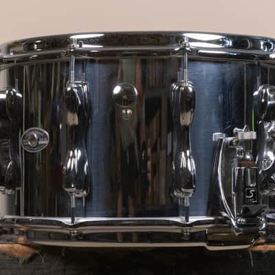 1980s Slingerland 8x14 Chrome Over Wood Magnum Snare Drum image 2