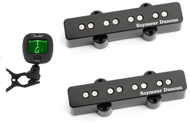 Seymour Duncan Vintage Jazz Bass Pickup Set SJB-1b Bridge & SJB-1n Neck ( FREE FENDER TUNER ) image 1