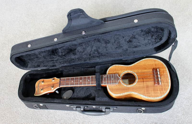 Brand New Maui Music Peter Lieberman Koa Deluxe Soprano Ukulele W/ Carrying Case image 1