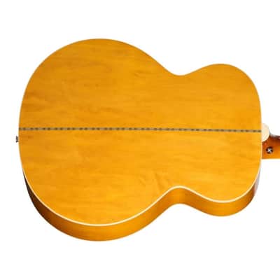 Epiphone J-200 Studio Left-Handed Acoustic-Electric Guitar - Natural image 7