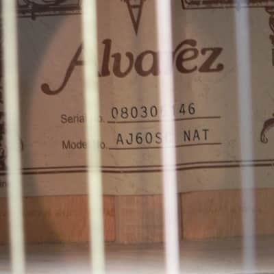 Alvarez AJ60SC NAT Flame Maple Jumbo Cutaway Acoustic/Electric Guitar Natural Blonde image 4