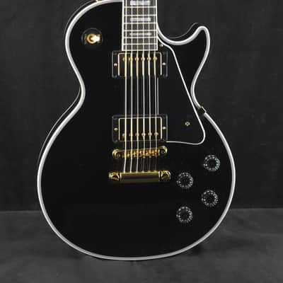 Gibson Custom Shop Les Paul Custom w/ Ebony Fingerboard Gloss Ebony image 1