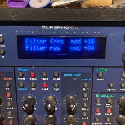 Novation Supernova Polyphonic Rackmount Synthesizer 1998 - Blue
