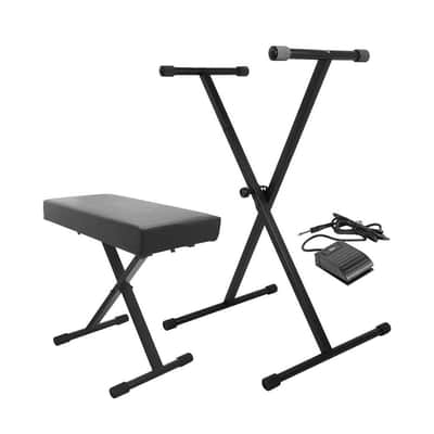 On-Stage KPK6520 Keyboard Stand/Bench Pack with Sustain Pedal
