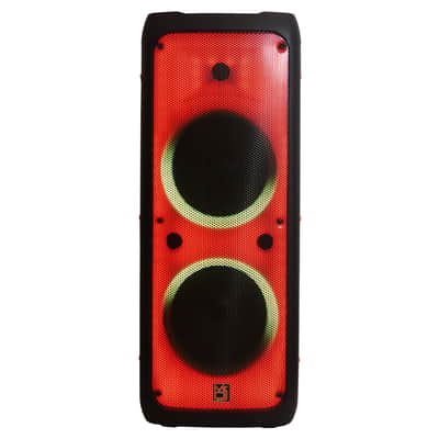 2 MR DJ FLAME5500LED Bluetooth PA Party Speakers Liquid Crystal LED 2 x 12" TWS FM USB image 6