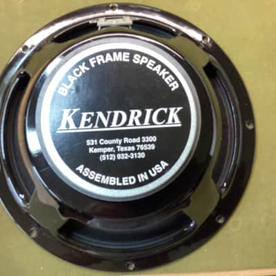 Kendrick Black Frame 12" 8 ohm Guitar Speakers(2) - Perfect image 4