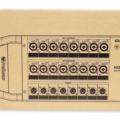 PRESONUS NSB 16.8 16x8 AVB Stagebox w/XMAX Preamps + Rugged Steel Enclosure image 7