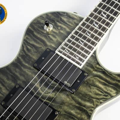 Epiphone Les Paul Custom Prophecy EX 2008 - Trans Black **New Bone Nut** image 9