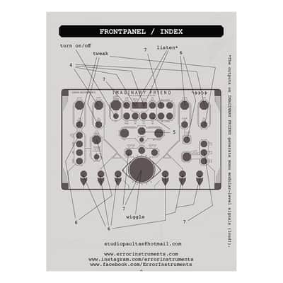 Error Instruments Imaginary Friend Complex Eurorack Semi Modular Synth Module image 6