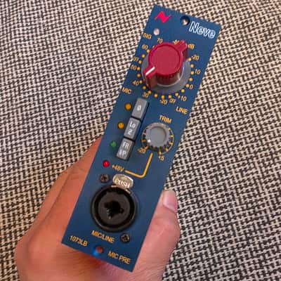 AMS Neve 1073LB 500 Series Mic Preamp Module 2010s - Blue (2 of 2) image 1
