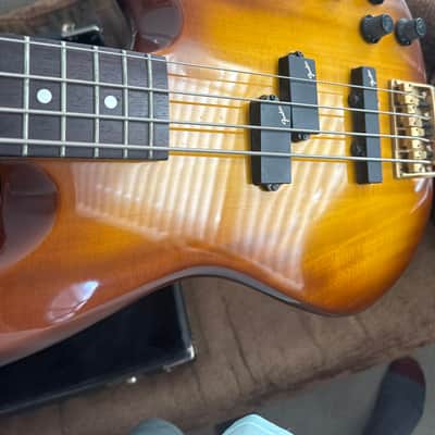 Fender Contemporary Precision Bass Lyte MIJ 1989 - 1994 - Violin Burst image 1
