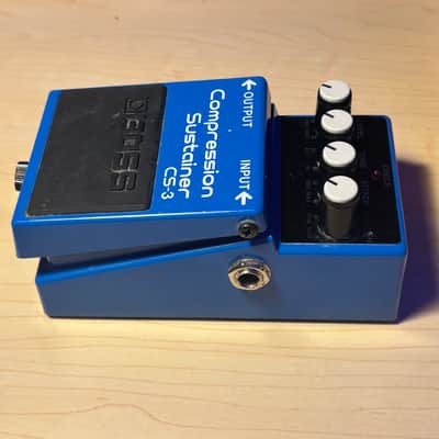 TESTED Boss CS-3 Compression Sustainer (Silver Label) 1997 - Present - Blue WORKS GREAT image 2